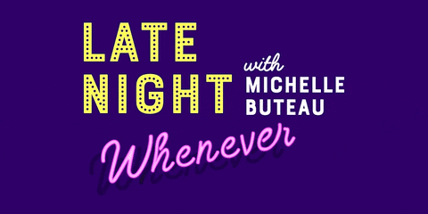 michelle buteau late night whenever GIF by WNYC Studios