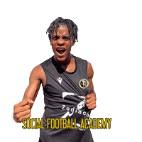 SocialFootballAcademy football sport soccer ball Sticker