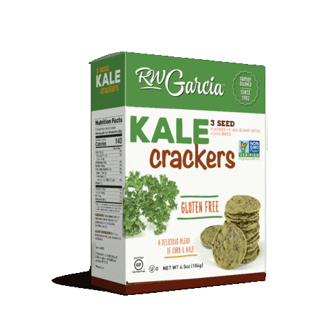 Kale Crackers Sticker by RWGarciaSnacks