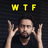 Funny Face Wtf GIF by Digital Pratik