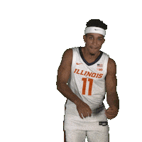 College Basketball Happy Dance Sticker by Fighting Illini Athletics