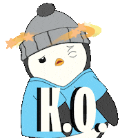 Knockout Pain Sticker by Pudgy Penguins