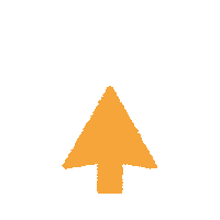 Dulidaily yellow arrow point dulidaily Sticker