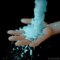 water hand GIF by Pi-Slices