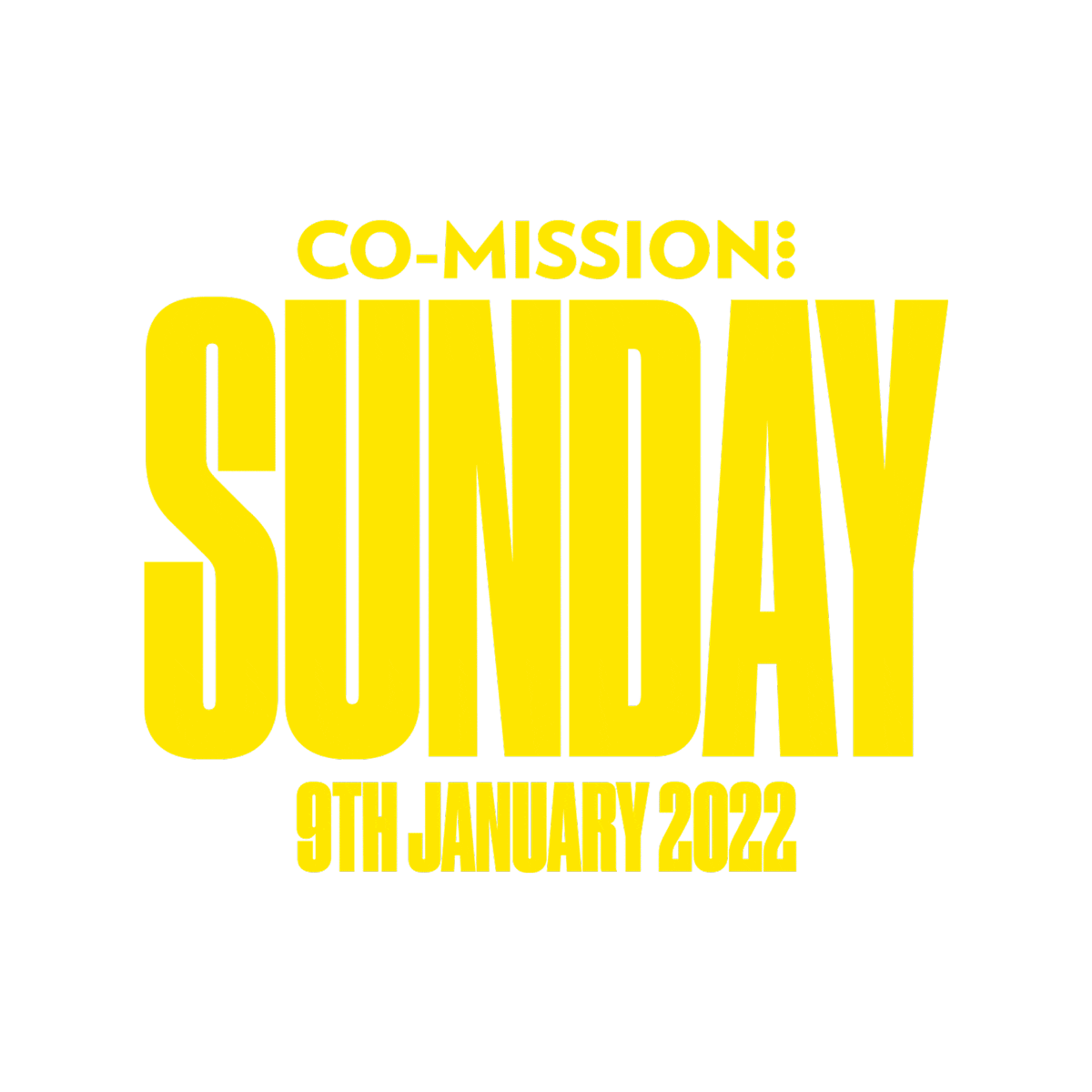 comissionldn church comission co-mission notashamed Sticker