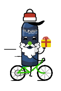 Bike Santa Sticker by TUNAP SPORTS