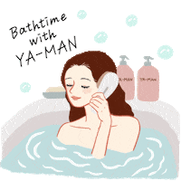 YA-MAN beauty bathtime scalp 美容 Sticker