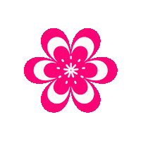 Pink Flower Sticker