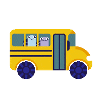 School Bus Sticker by Discovery World