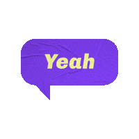 Brueckensteine yeah speechbubble sprechblase brueckensteine Sticker