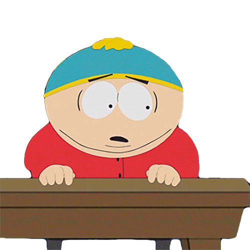 Nervous Cartman Sticker by South Park