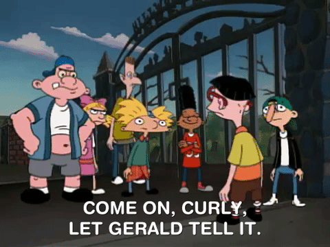 hey arnold nicksplat GIF