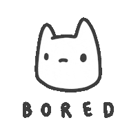 Sad Cat Sticker by odsanyu