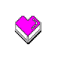In Love Pixel Sticker by Mundo Gloob