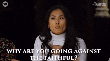 Angry Sandra GIF by The Traitors Australia