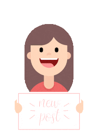 Girl Smiling Sticker