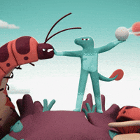 BigLizard animation animated space adventure GIF