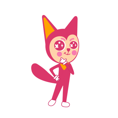 nanaiicl cute cool kawaii fox Sticker