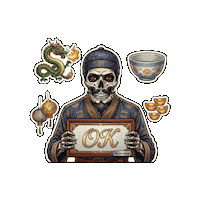 China Ok Sticker