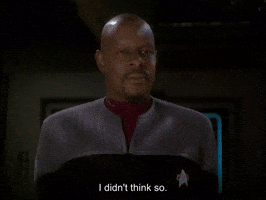 Didnt Think So Star Trek GIF by Goldmaster