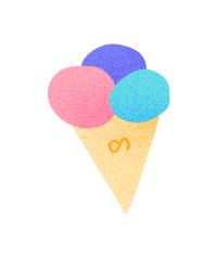 Outcrowd hot summer ice icecream Sticker