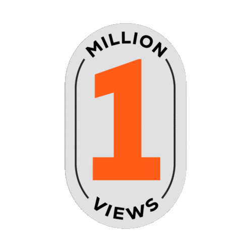1 Million Sticker by Scorpio Music
