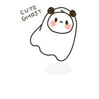 LEMEL bear ghost fly 귀여운 Sticker