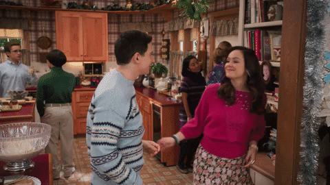 The Goldbergs Kiss GIF by ABC Network