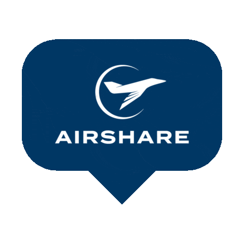 FlyAirshare giphyupload logo travel like Sticker