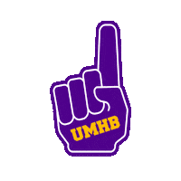Football Finger Sticker by UMHB