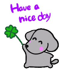 Have A Nice Day Dachshund Sticker