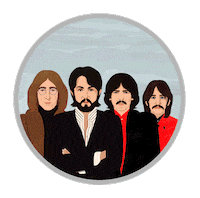 Dont Let Me Down The Beatles Sticker by SoulBird DG