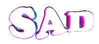 sad text Sticker