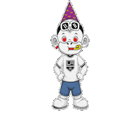 La Kings White Monkey Sticker by Zhot