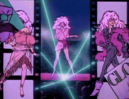 jem and the holograms 1980s GIF