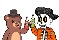 Celebrate Teddy Bear Sticker by BEARISH