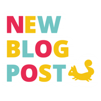 Rainbow Post Sticker by Little Nutkins