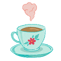 Coffee Tea Sticker by Art Gallery Fabrics