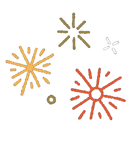 Shining New Years Sticker
