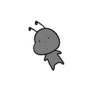 antslab disappear 개미 antslab 앤츠랩 Sticker
