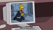 sick homer simpson GIF