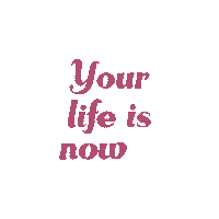 Your Life Is Now Sticker by Anne-Loes