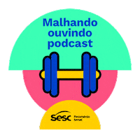 sescgoiasoficial podcast feliz spotify apple music Sticker
