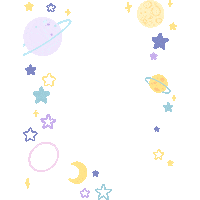 19meatballs space stars aesthetic pastel Sticker
