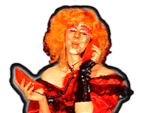 drag race fun Sticker by ladypat