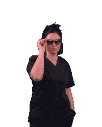 fotznspanglerei sunglasses really seriously dentist Sticker