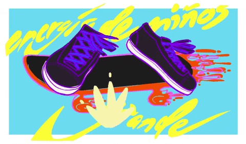 xinyixan giphyupload skate explosion speed GIF