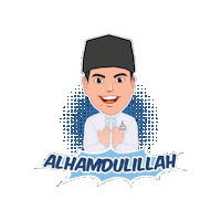 Alhamdulillah Sticker by Osco Olfriady Letunggamu
