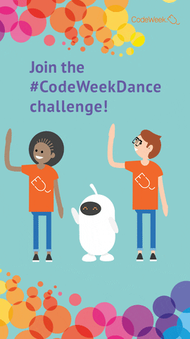 CodeWeekEU codeweek code week codeweekeu codeweekdance GIF