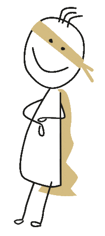 Klassenheld yeah jump stickman hero Sticker